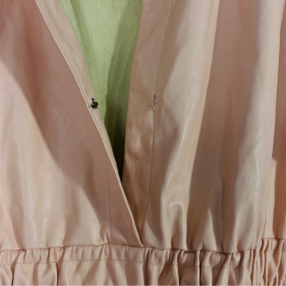 ANTHROPOLOGIE Somerset Mini Dress Faux Leather Edition - Picture 9 of 13